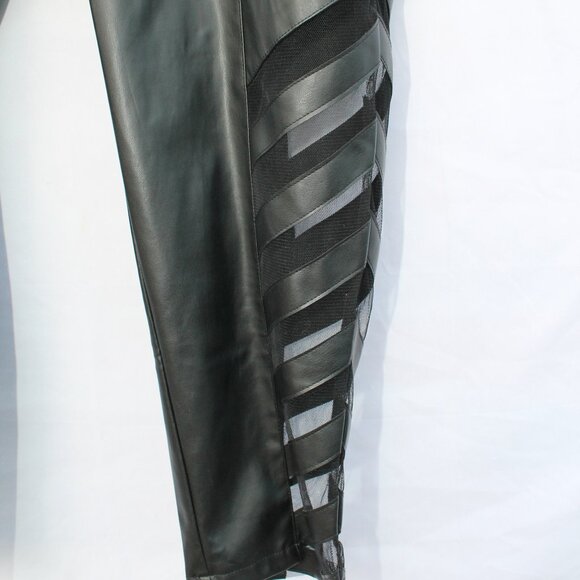 LADIES  FAUX LEATHER SEXY PANTS   2X - Picture 3 of 16